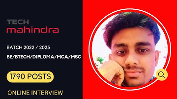 TECH MAHINDRA OFF CAMPUS HIRING 2023 | ONLINE INTERVIEW | MNC JOBS 😳😳🔥🔥