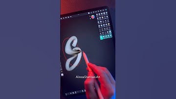 Nomad Sculpt - S Lettering #shorts #nomadsculpt #lettering #art #3d #ipad #fypシ