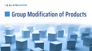 @ETIM-Mapper: How to Use Bulk/Group Modification for Efficient Product Updates