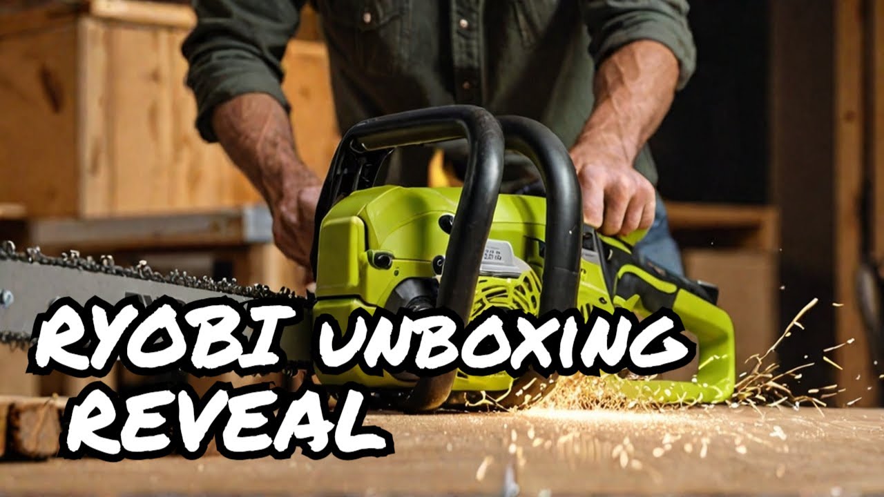Ryobi ONE+ 18V 6 in  Battery Compact Pruning Mini Chainsaw - Unboxing