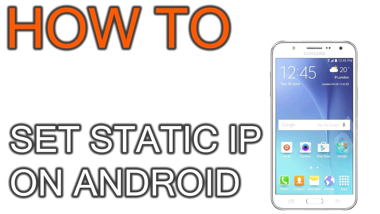 how to set static ip galaxy tab 2