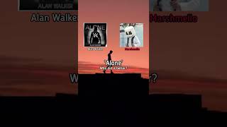 Who did it better? Alan Walker vs Marshmello - Alone #shorts #marshmello #alanwalker