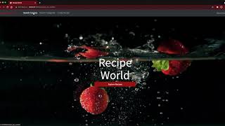 Recipe World - Hackbright Academy Capstone Project (2021)