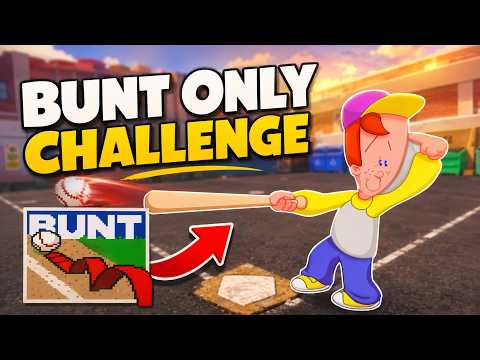 Can I Win a Game With Only Bunting? - Backyard Baseball!