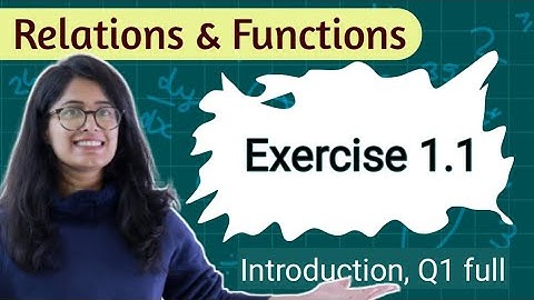 Exercise 1.1 ncert class 12 maths || 2023 new syllabus || reflexive symmetric transitive relation