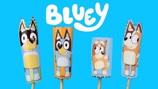 ‼️ BLUEY Puppet INTRO 💙 | Pretend Play with Bluey Toys | Disney Jr | ABC Kids