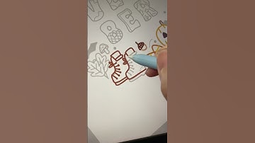 Enjoy fall with Procreate trace and color - link in bio #procreatedrawings #procreatetutorials