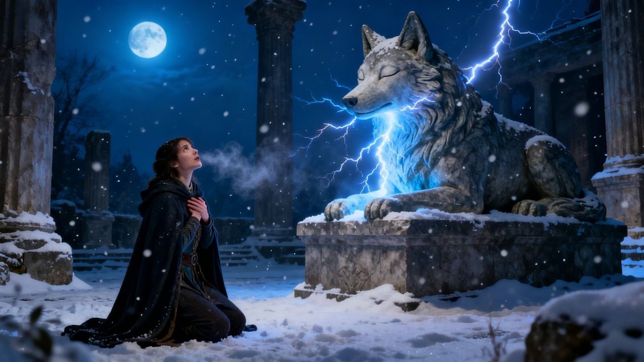 Every Night She Spoke to the Stone Wolf — Then the Alpha King Spoke Back