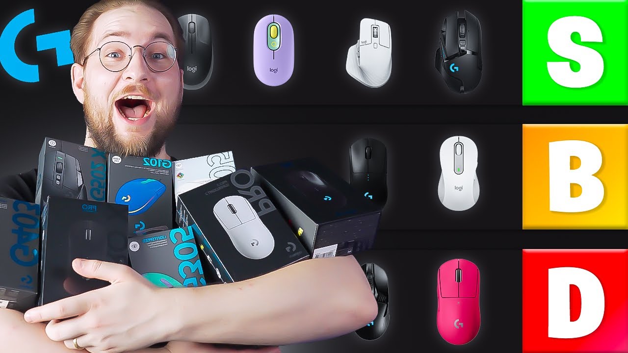 WIELKA TIER LISTA MYSZEK LOGITECH