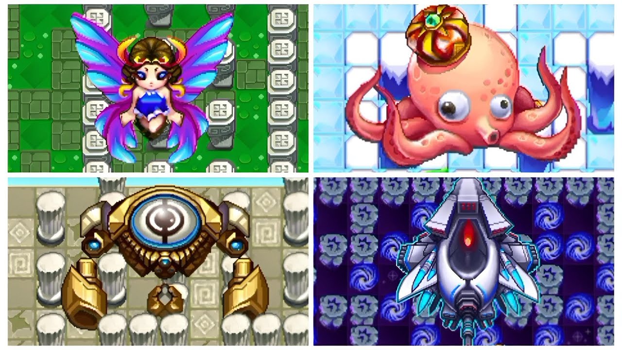 ANGRY BOMBERMAN - ALL BOSSES