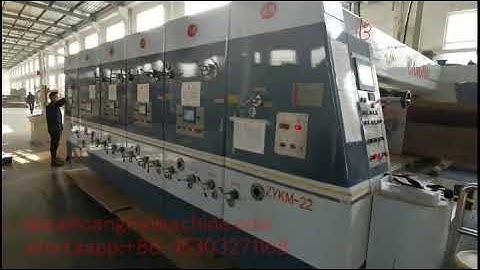 lead edge feeder three color printer slotter die cutter machine with stacker machine