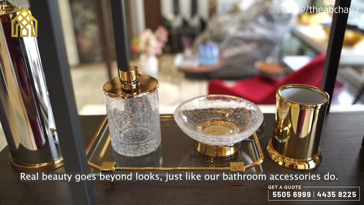 Luxury range of bathroom accessories from Windich, Spain |  ABC Hauz for more collections