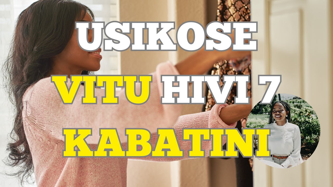 Ili Kupata Muonekano Maridadi (Elegant) Utakaovutia FURSA