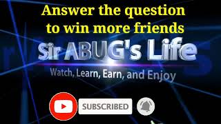 My 2Nd Intro Video Sir Abugs Life