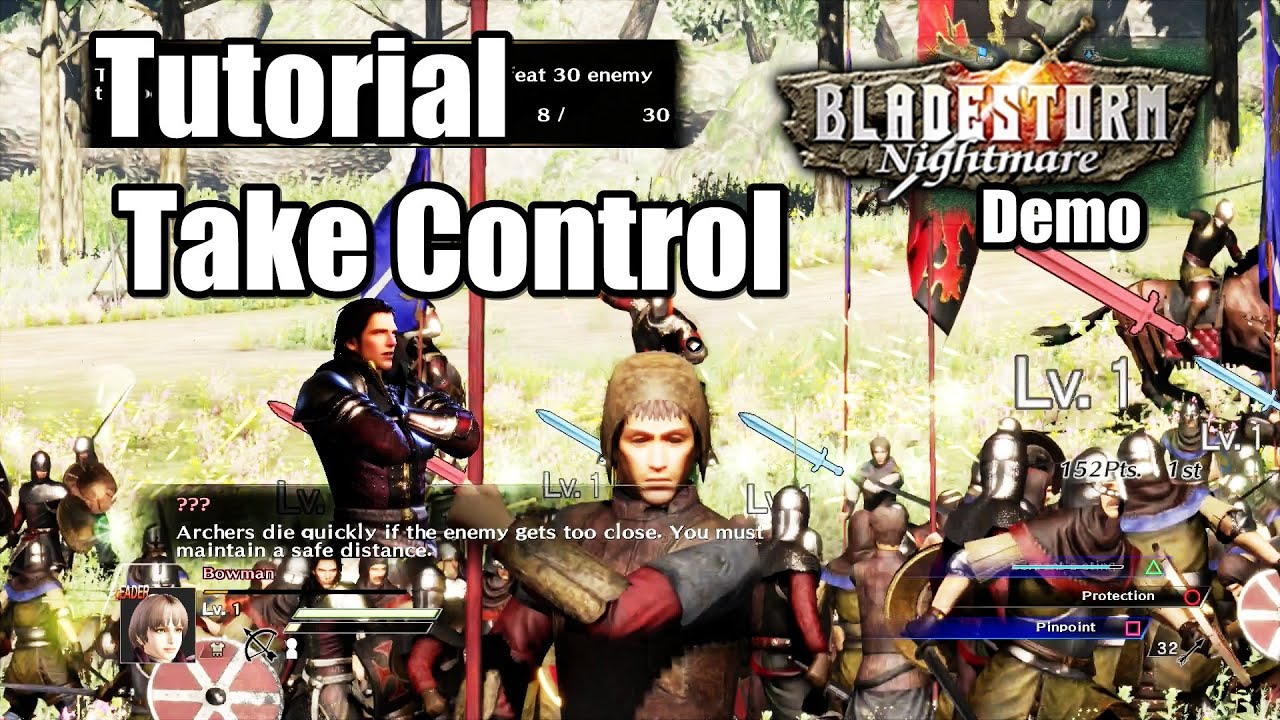 Bladestorm Nightmare Demo Tutorial Take Control Ps4 Hd Youtube