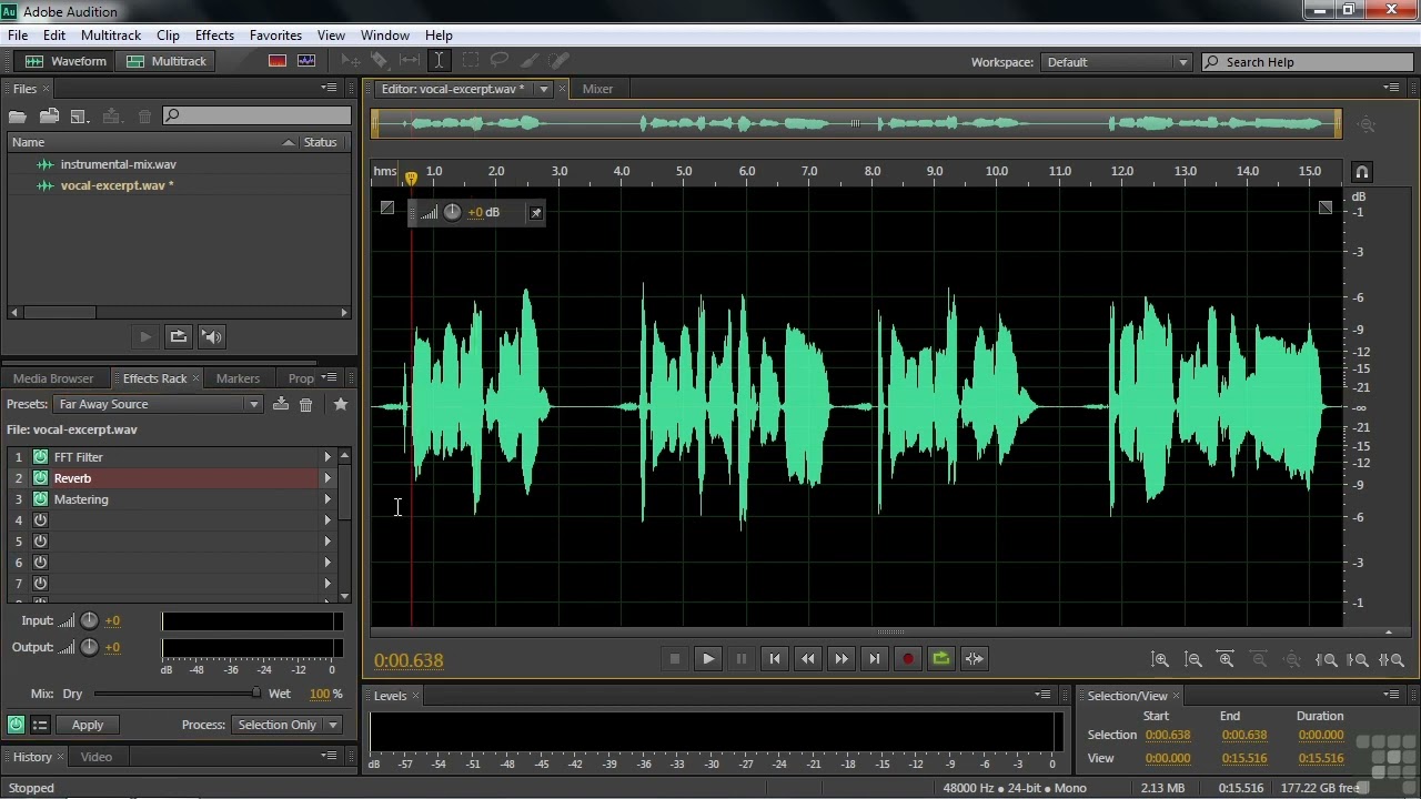 Saving Effects Rack Presets | LEARNING ADOBE AUDITION CS6 TRAINING VIDEO