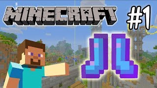 Let's Play Minecraft #1 | FROST WALKER BOOTS!!!