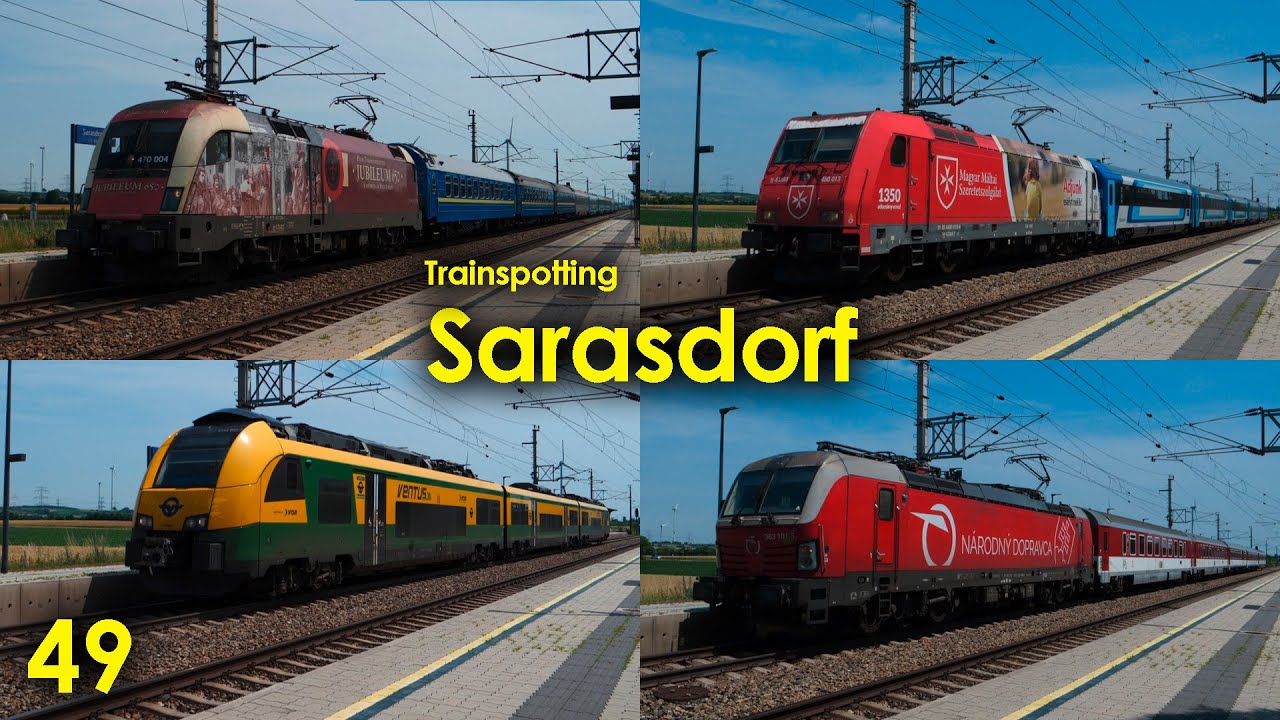 Internationale Reisezüge in Sarasdorf | Trainspotting #49