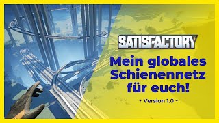 My first global rail network in Satisfactory 1.0 completely free.