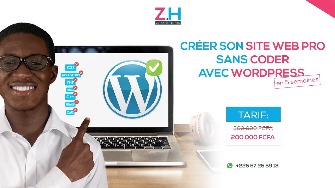 CREER SON SITE WEB PROFESSIONNEL SANS CODER - YouTube
