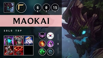 Maokai Top vs Jax - KR Master Patch 25.14
