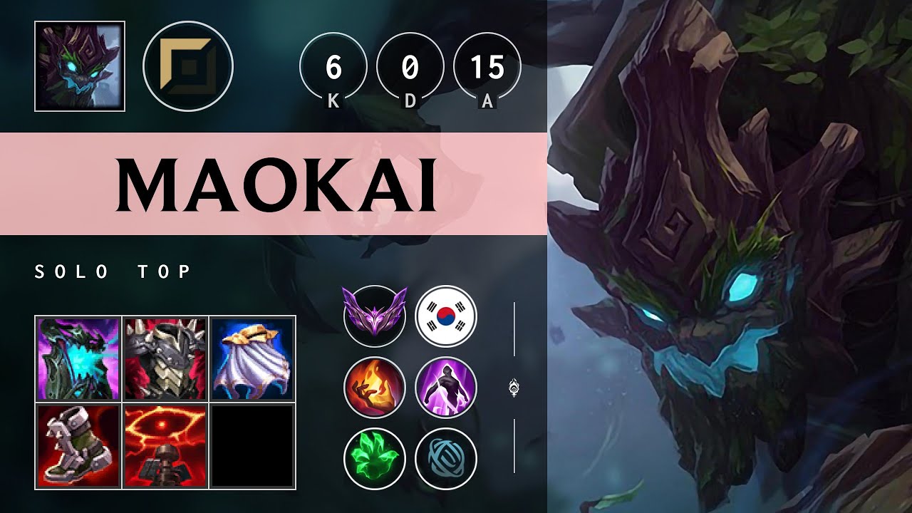 Maokai Top vs Jax - KR Master Patch 25.14