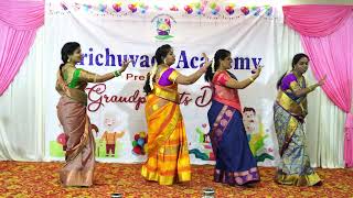 Arichuvadi Academy Medavakkam Grand Parents Day Kattodu Kuzhal Aada