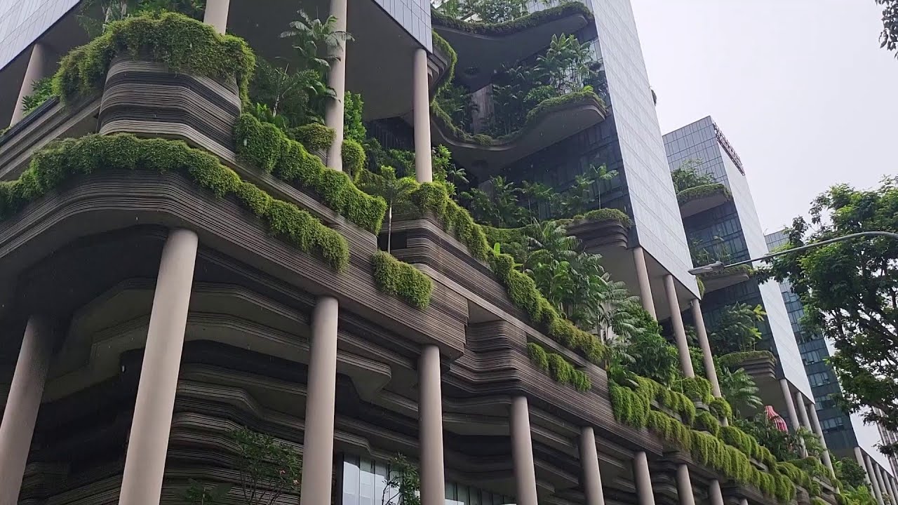 Singapore on a rainy day