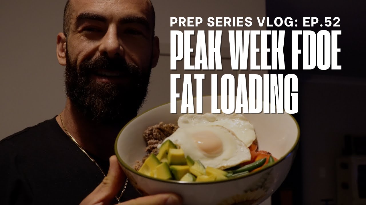 Prep Series Vlog Ep.52 - PEAK WEEK | Full Day Of Eating | Fat Loading ...