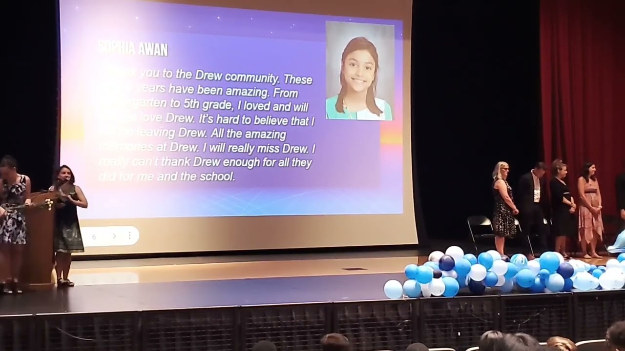 Isabella's 5th Grade Promotion Charles  Drew  Elementary 06/12/2023