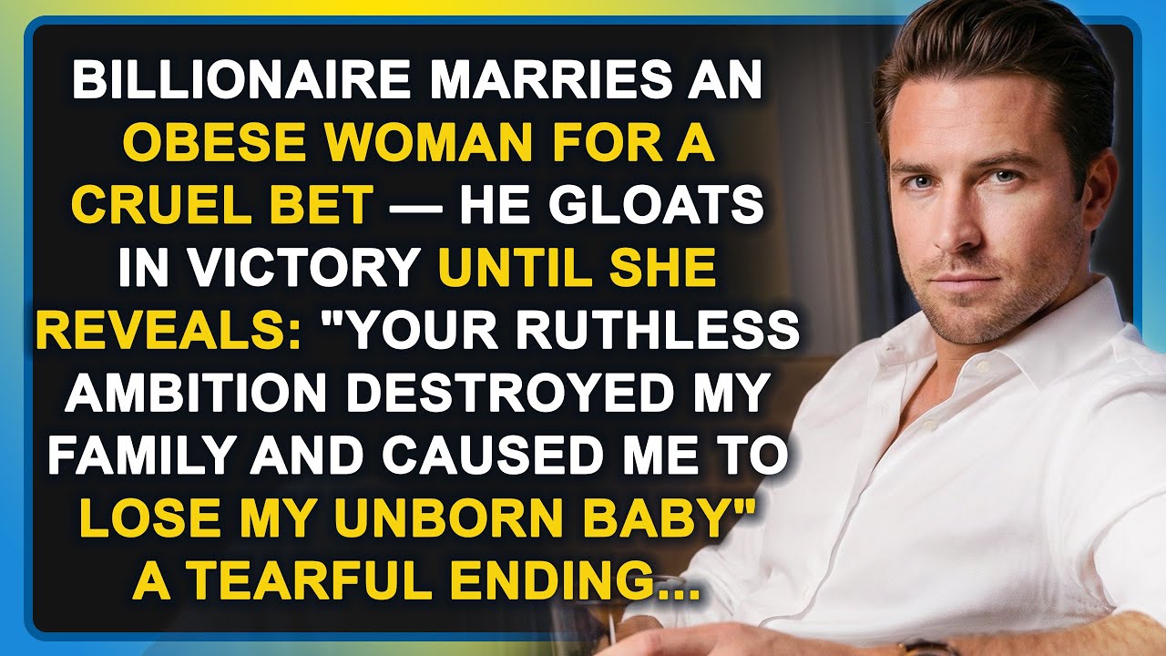 Millionaire Marries Obese Woman For A Bet, But Then Breaks Down When She Reveals This