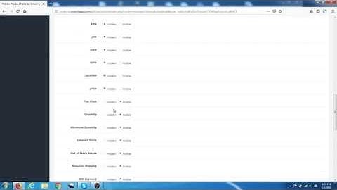 Hide Product Fields in Opencart Admin by SmartiApps