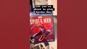 POV you’re about to play Spider-Man  #gamecollection #gaming #playstation #spiderman #ps4 #shorts