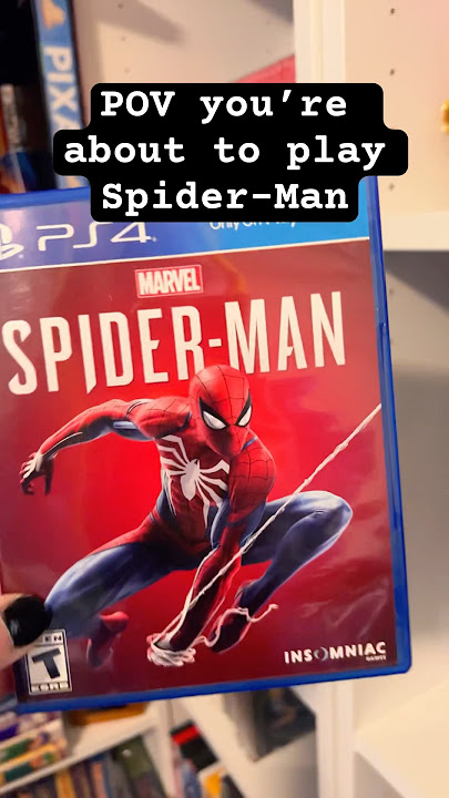 POV you’re about to play Spider-Man  #gamecollection #gaming #playstation #spiderman #ps4 #shorts