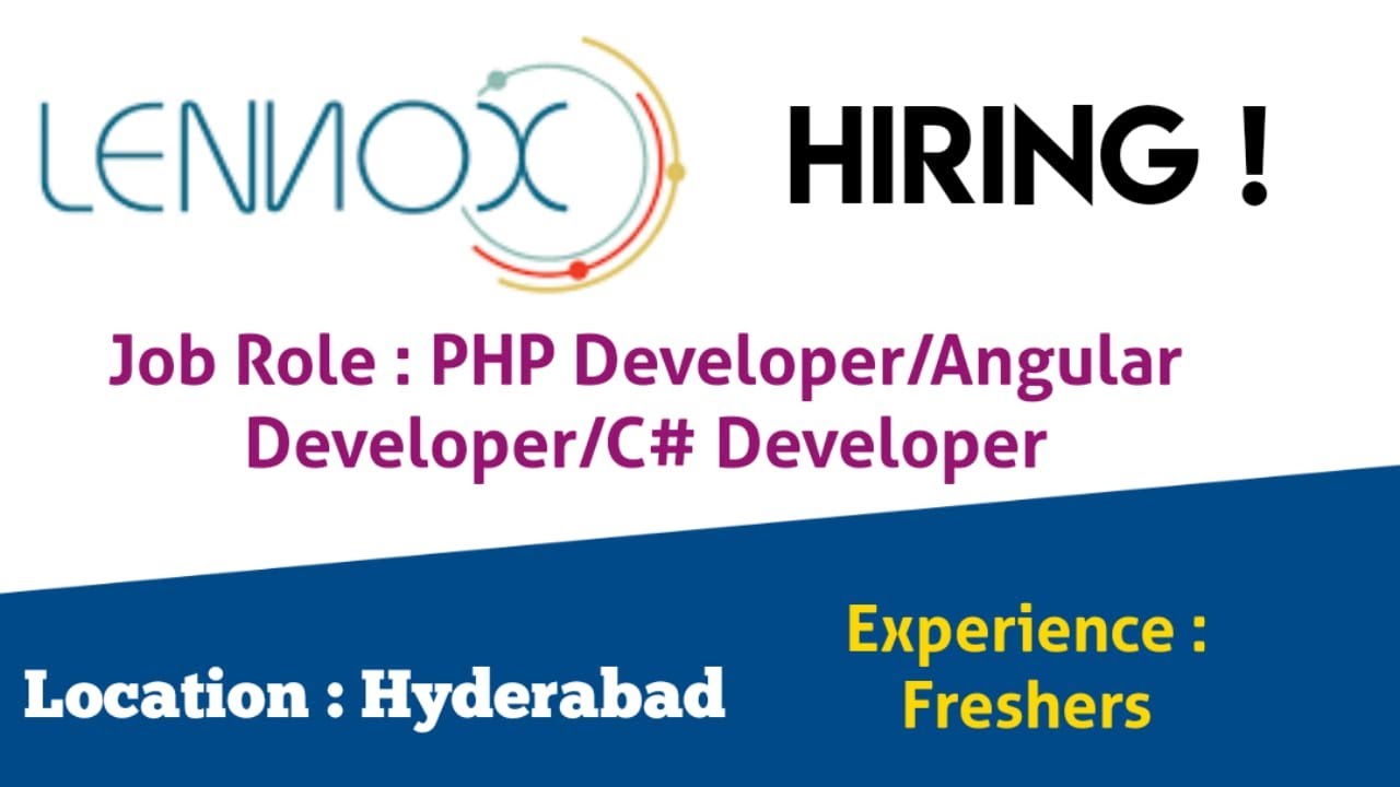 Lennox Software Hiring Freshers for the Role of PHP/Angular/C