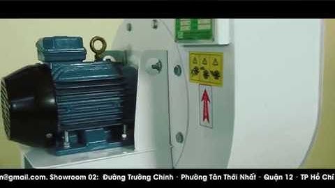 Quạt ly tâm cánh Đức truyền động trực tiếp model: SCD-D