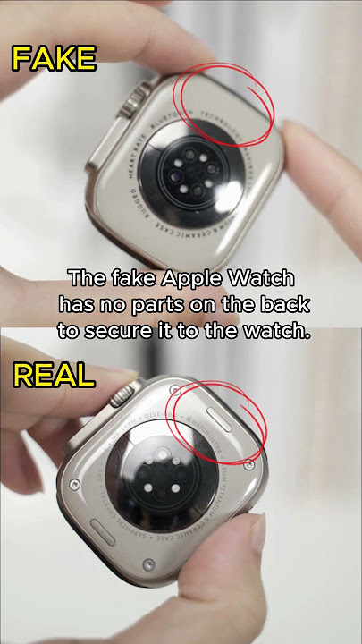 fake apple watch ultra vs real apple watch band