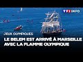 J0 2024  le belem est arriv  marseille avec la flamme olympique