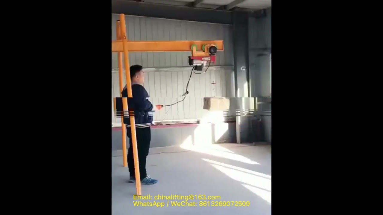 02 Small building construction  Indoor outdoor lifting equipment lifting machine crane hoist