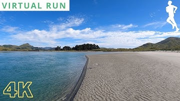 Virtual Run Beach | Virtual Running Videos | 40 Minutes 4K UHD 60 | GoPro Hero 9 Black