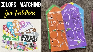 Colors Matching Activity, Sort by Color, Toddler Learning Wall Activity, Color Sorting for Toddlers