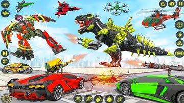 Dino robot car transformer game |Android ios Gameplay