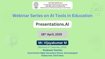 Presentations.AI | Webinar Series on AI Tools in Education