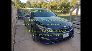 How to Change Engine Oil 2020 Kia Optima
