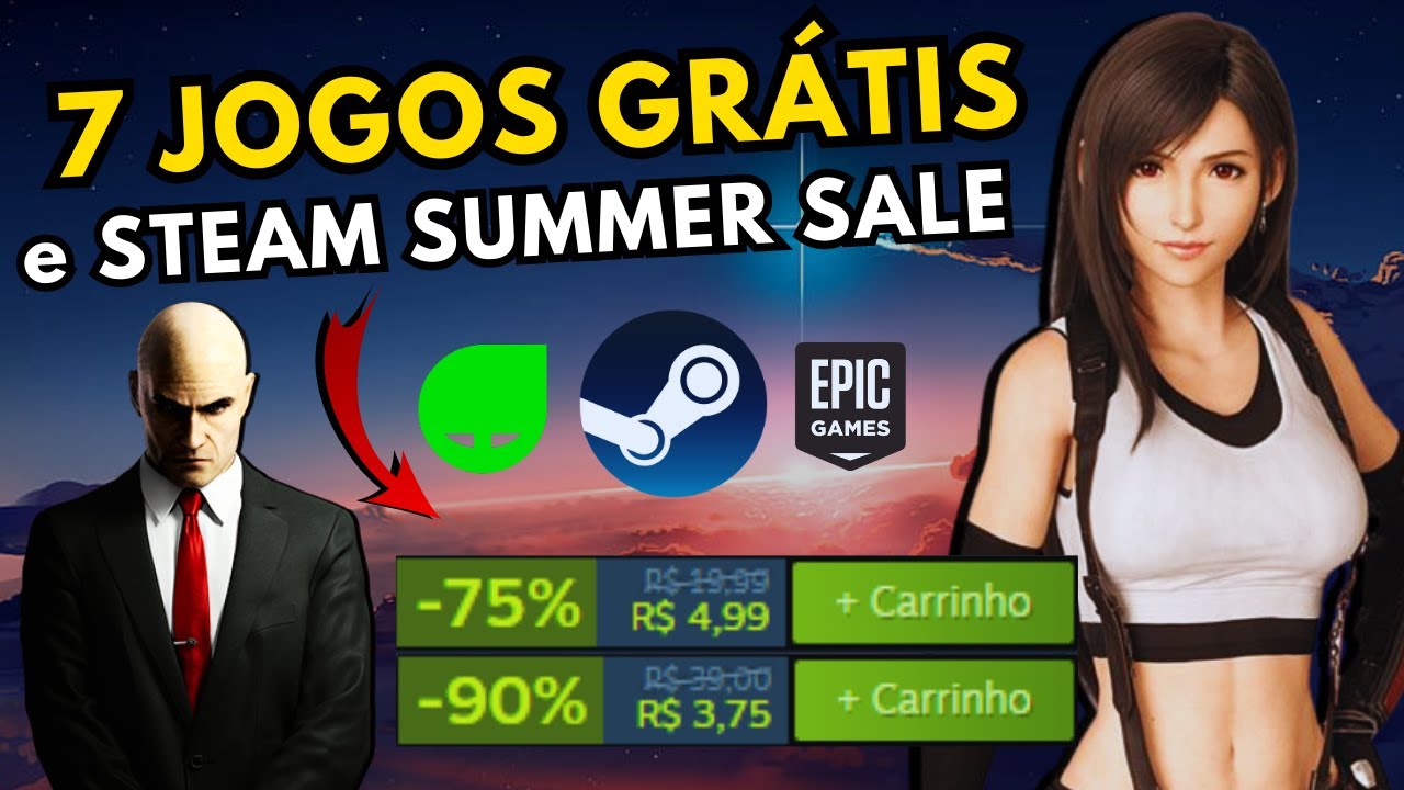 STEAM SUMMER SALE 2022 - 83 EXCELENTES JOGOS BARATOS por MENOS de