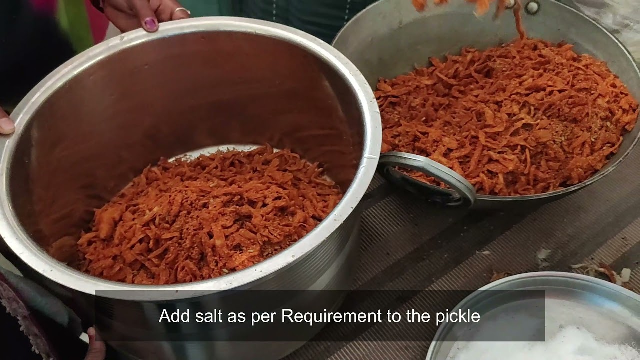 Mushroom pickle making training