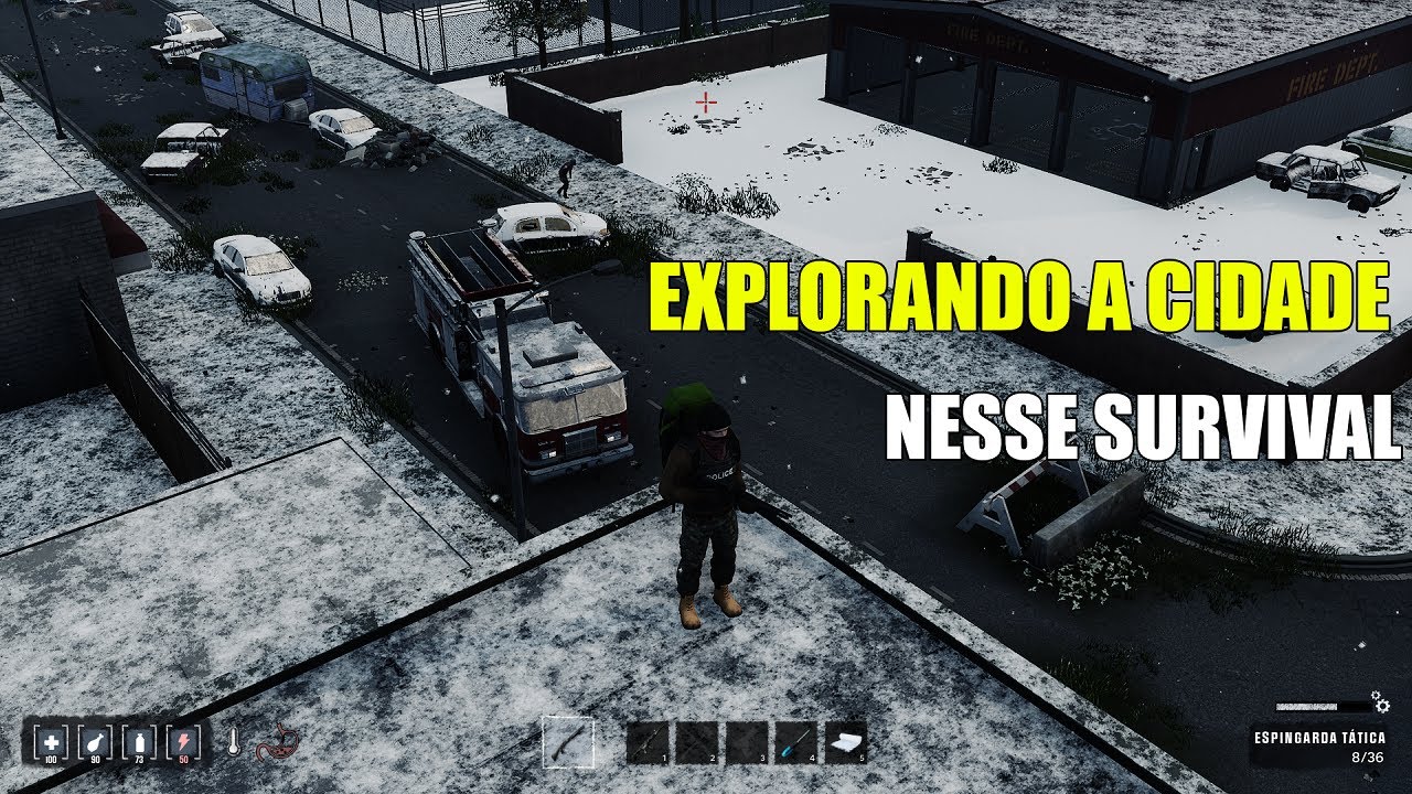 #09 EXPLORANDO A CIDADE GRANDE NO MAPA - ELIMINANDO HOSTIL -JOGANDO HUMANITZ - NOVO JOGO SURVIVAL