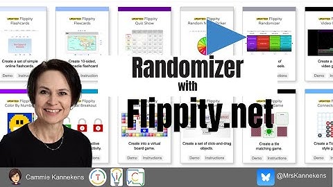 Give Structured Choice with a "Randomizer" from Flippity.net