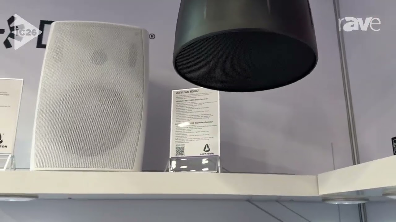 InfoComm 2026: Alfatron Electronics Features Dante Speaker Series