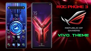 ROG phone 3 super gaming ui theme for vivo | super live wallpaper lock screen screenshot 2